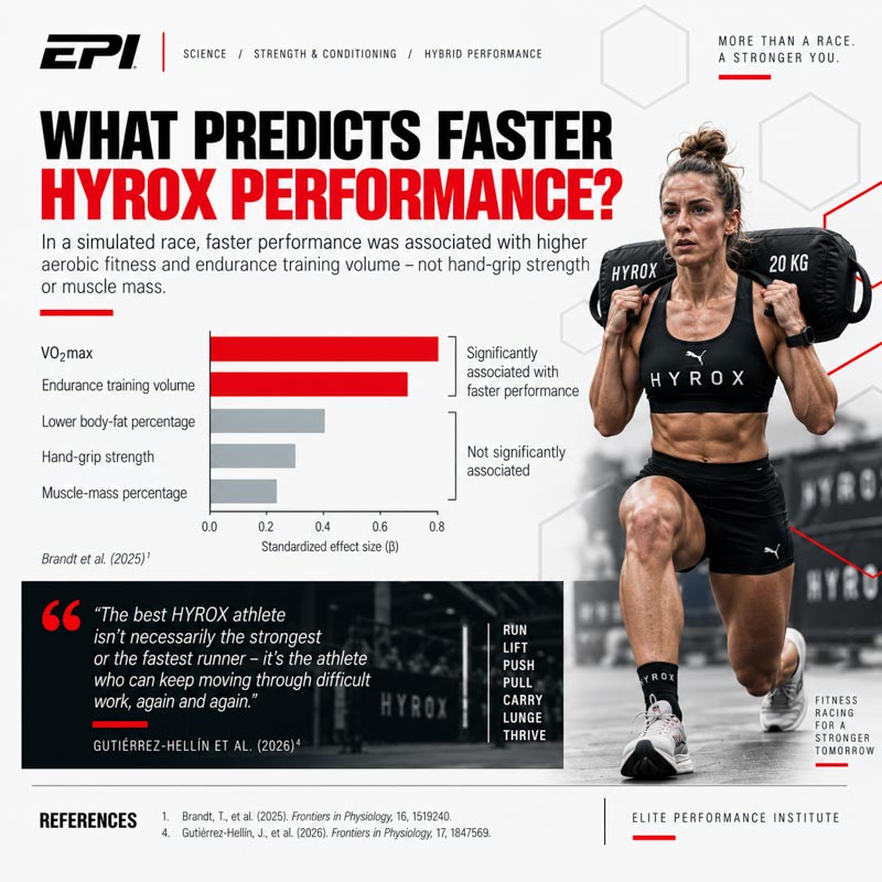 WHAT PREDICTS FASTER HYROX PERFORMANCE?