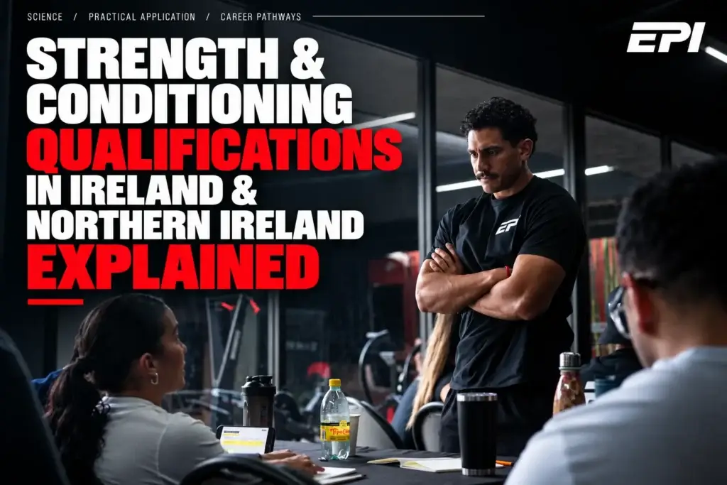 Strength and conditioning coach comparing qualifications in Ireland and Northern Ireland